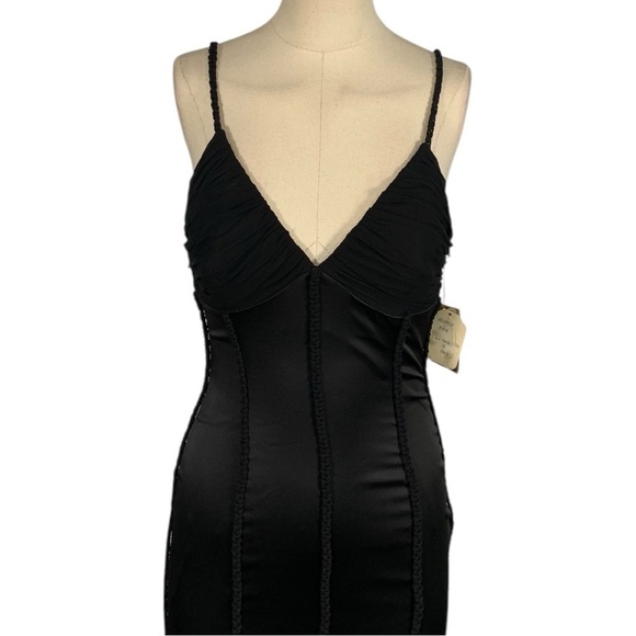 Mandalay Sleeveless Silk Midi Sheath Dress Size 6 - Picture 5 of 12